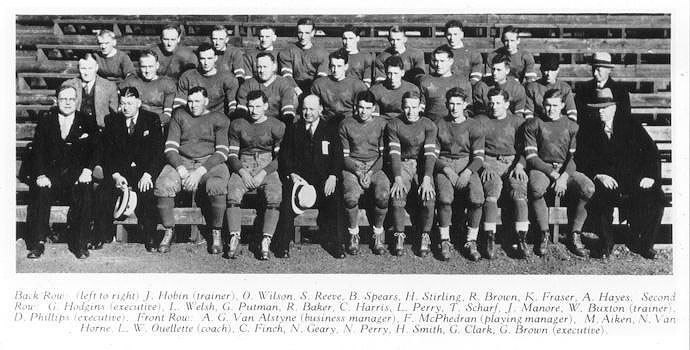 1932 Sarnia Imperials Football Team